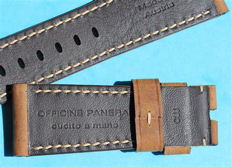 brown panerai strap|genuine Panerai straps.